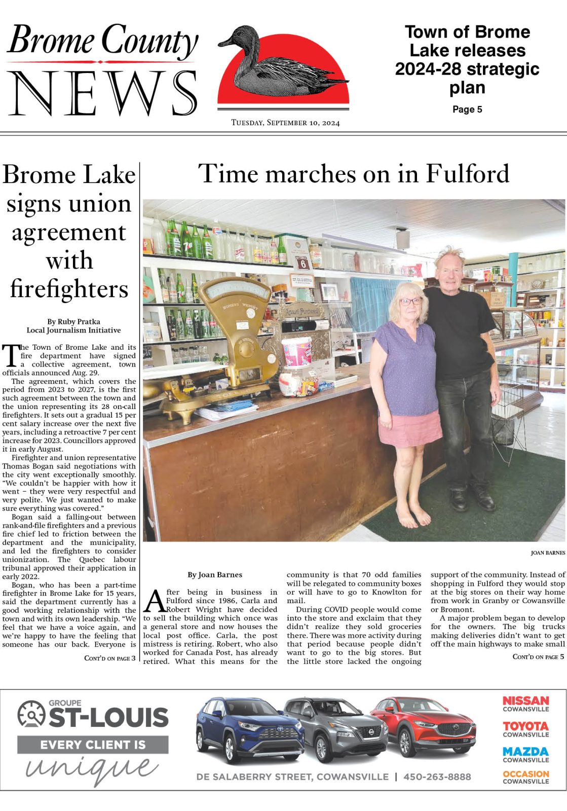 Brome County News, September 10, 2024