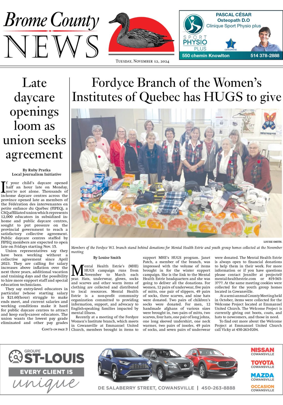 Brome County News, November 12, 2024